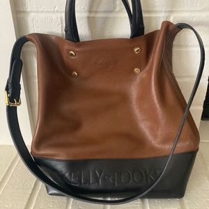 Kelly Tooke Tyler Satchel Cognac & Black